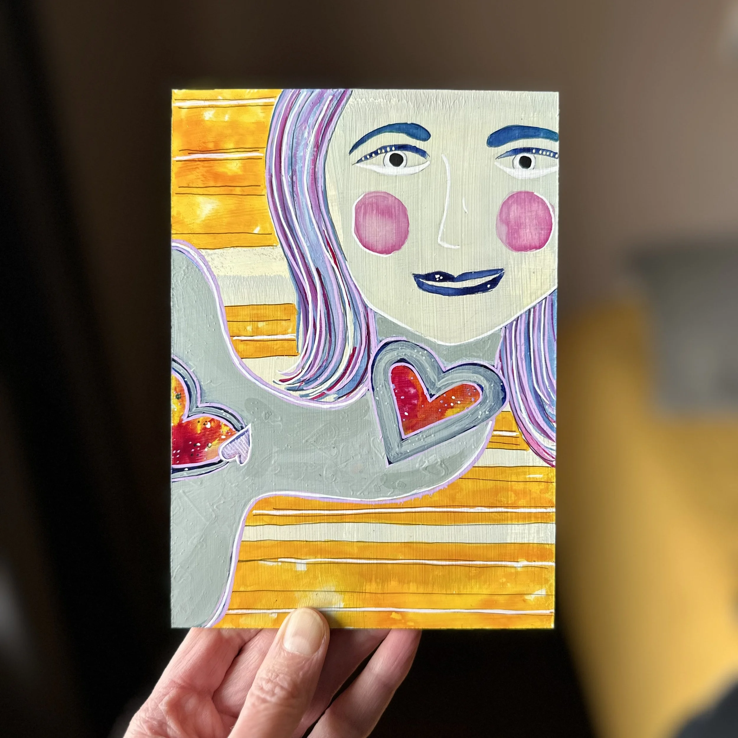 Day 39/100 - Heart Space — Gisele Chastain Art and Illustration